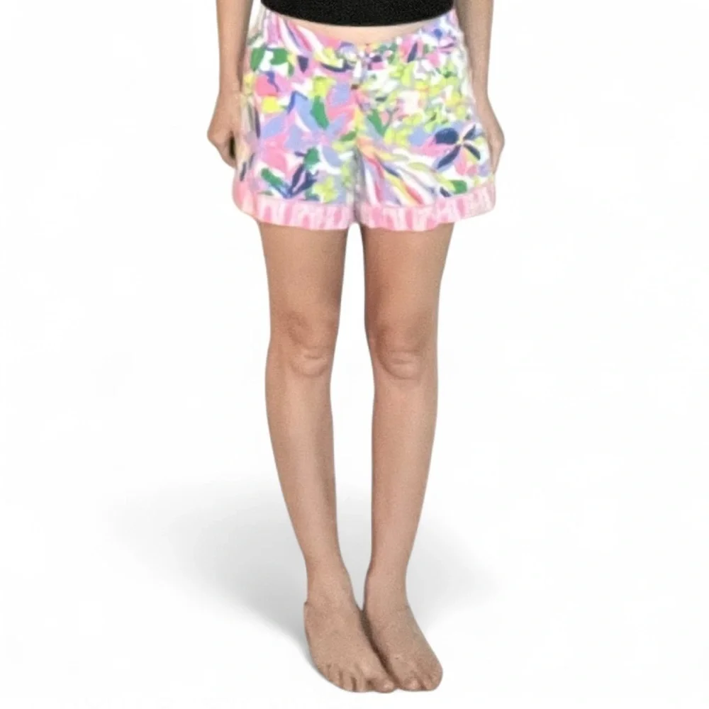 Lilly Pulitzer 5'' Katia Shorts Havin A Blast Engineered Size XXS. Tropical